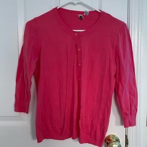 BP Nordstrom Pink Cardigan 3/4 Sleeve